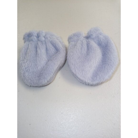 American Girl Bitty Baby Replacement Purple Mittens w/Star Winter Outfit - Picture 2 of 2